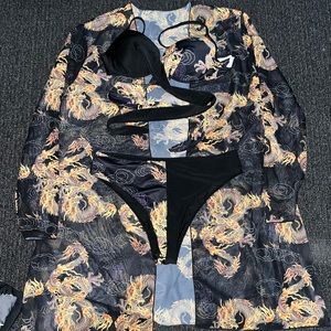 3piece bathing suit set